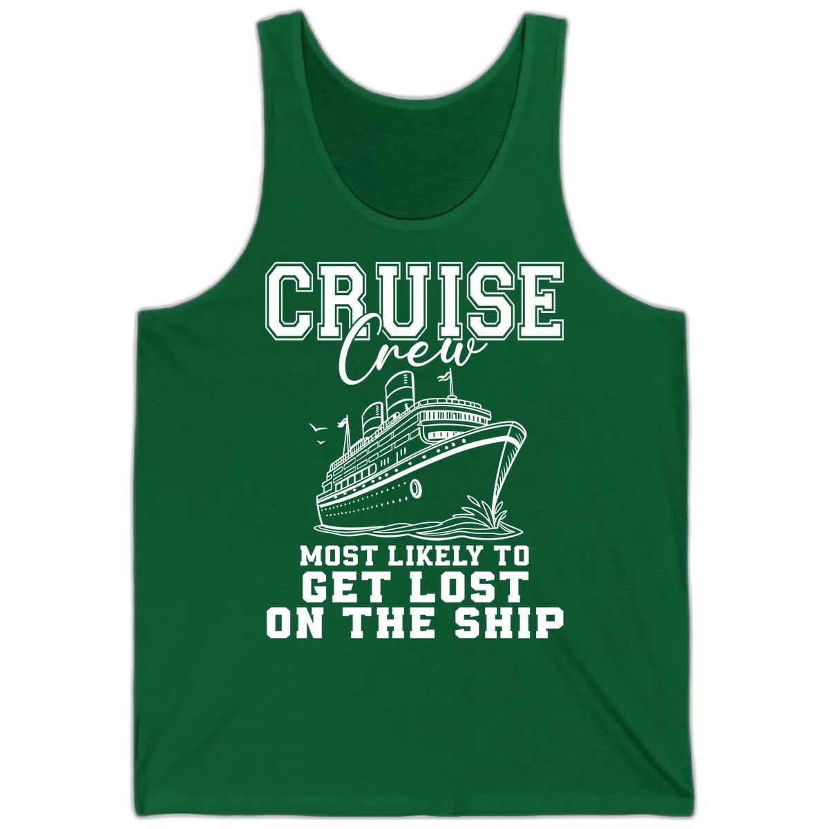 Cruise Crew Most Likely To Get Lost Tank in Kelly