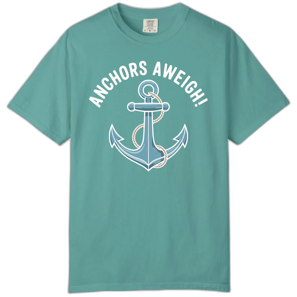 Anchors Aweigh Cruise Design Comfort Color in Seafoam