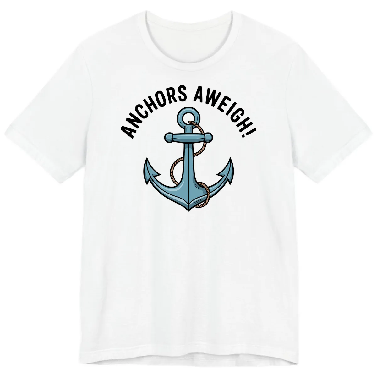 Anchors Aweigh Cruise Design Premium T-Shirt in White