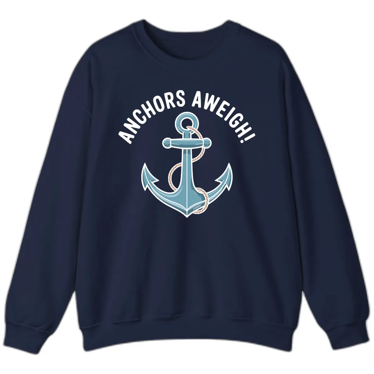 Anchors Aweigh Cruise Design Sweatshirt in Navy