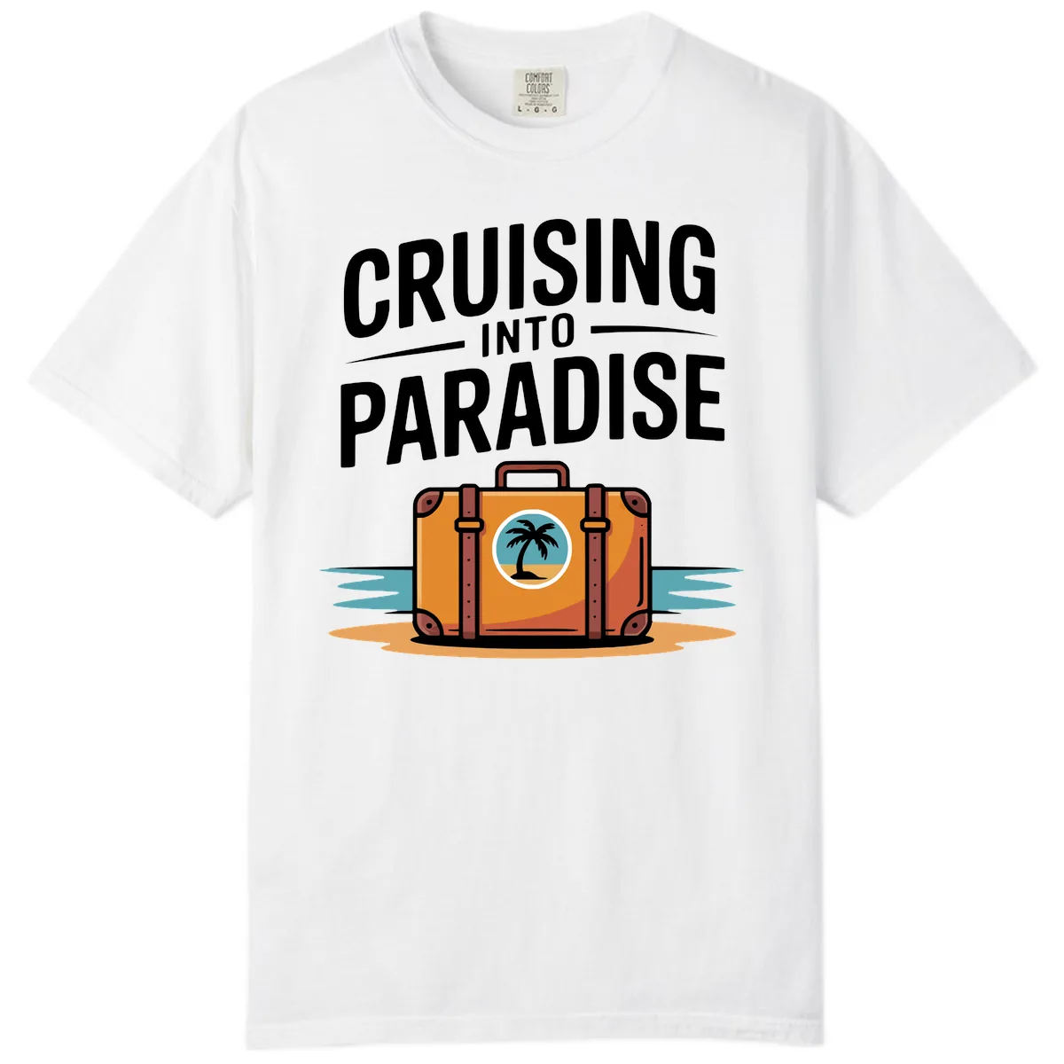 Cruising Into Paradise Comfort Color in White
