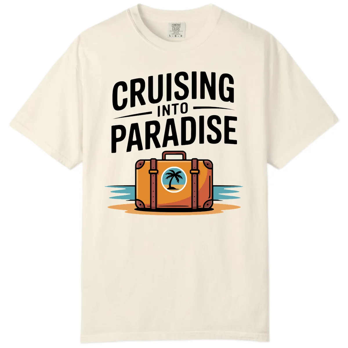 Cruising Into Paradise Comfort Color in Ivory