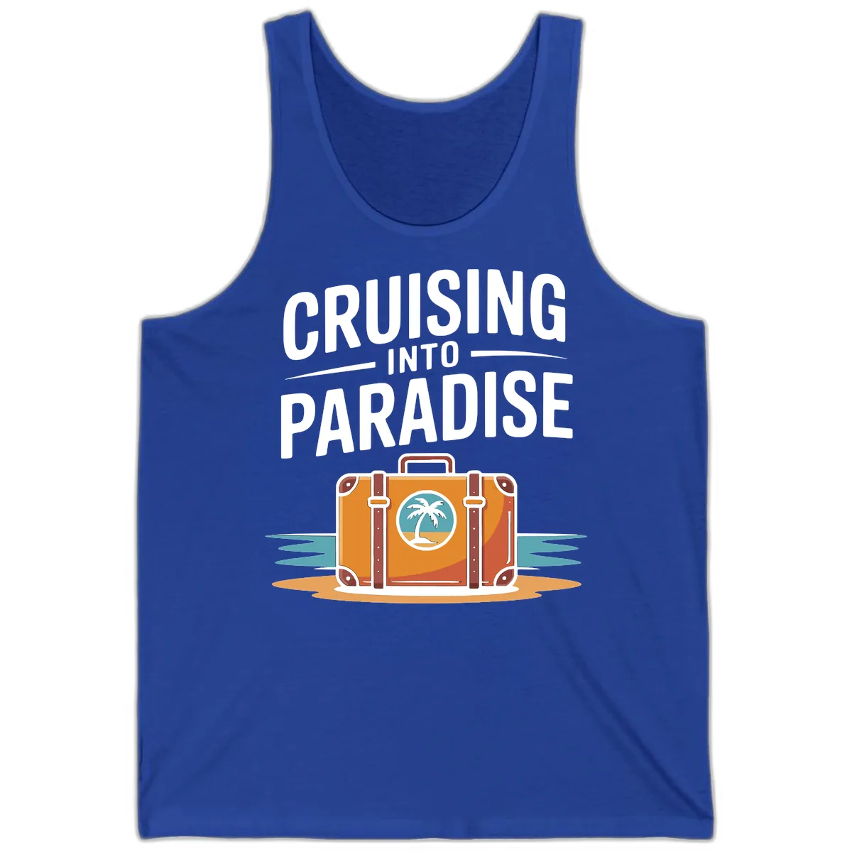Cruising Into Paradise Tank in True Royal