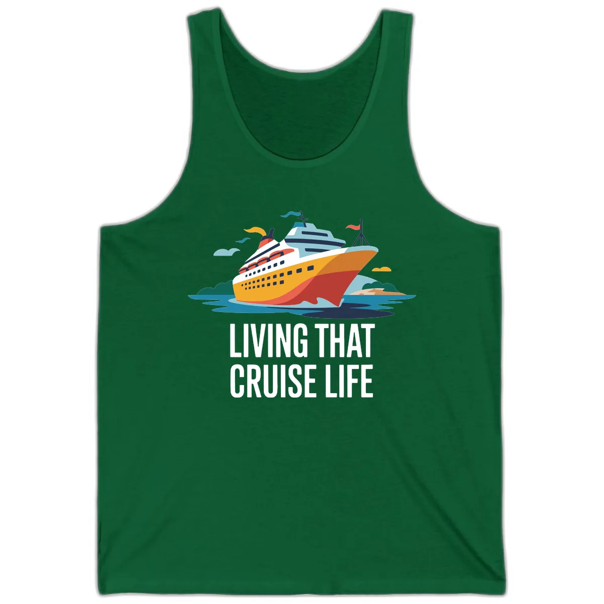 Living That Cruise Life Tank in Kelly