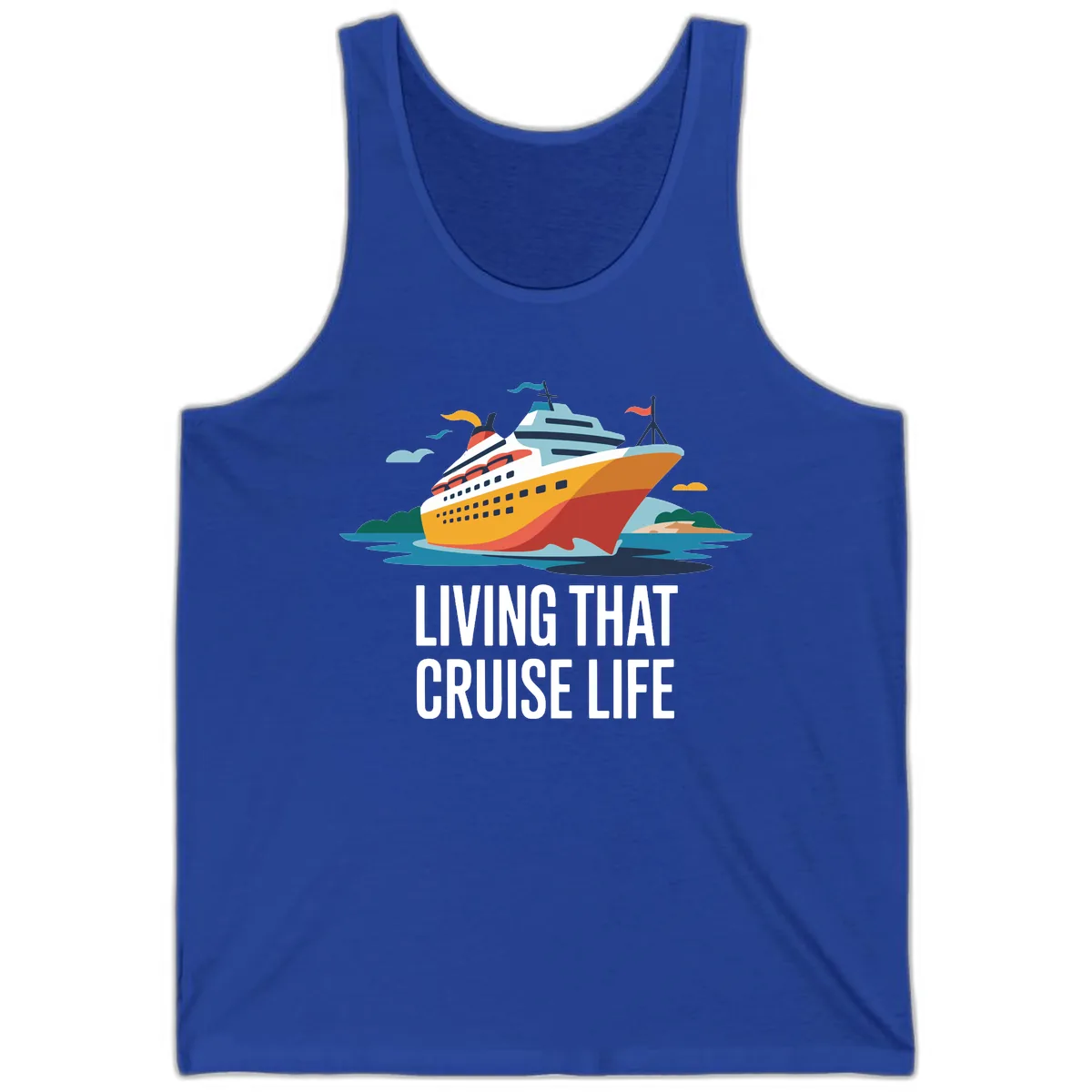 Living That Cruise Life Tank in True Royal