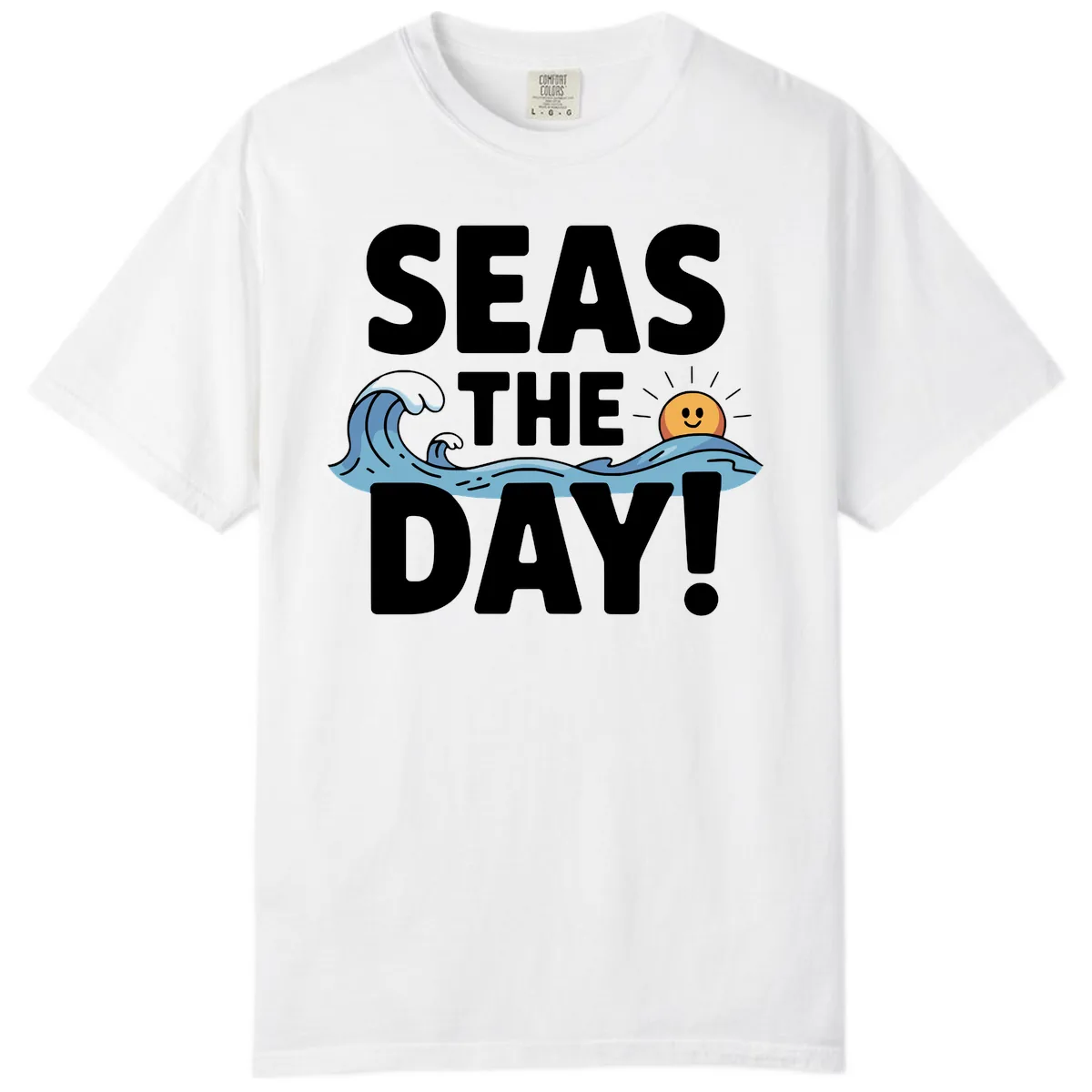 Seas The Day Cruise Design Comfort Color in White