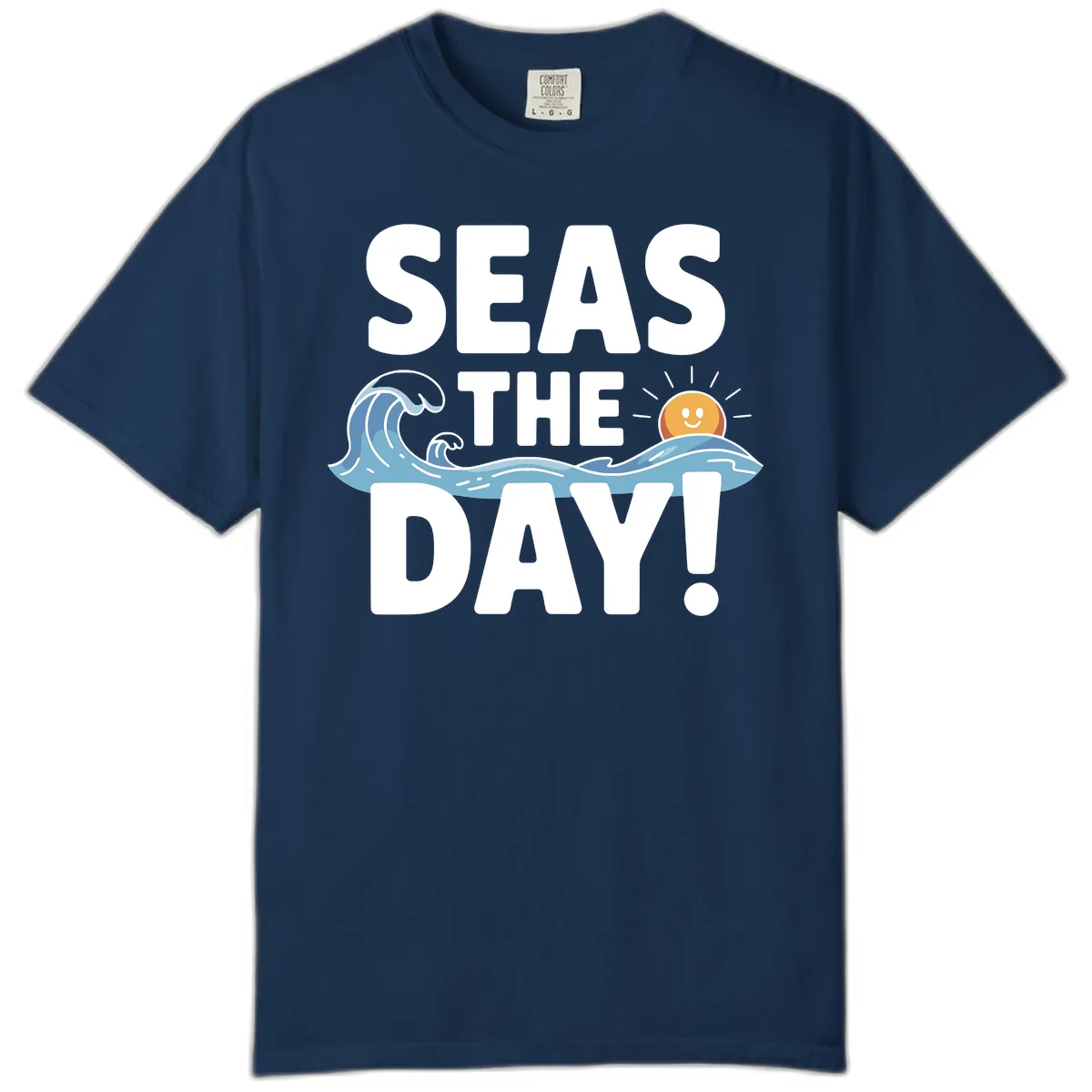 Seas The Day Cruise Design Comfort Color in Navy
