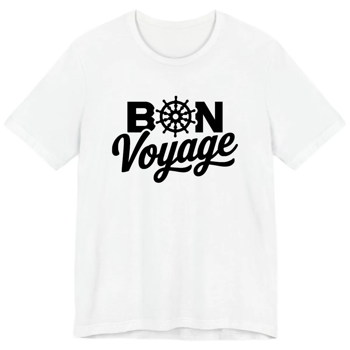 Bon Voyage Nautical Adventure Premium T-Shirt in White
