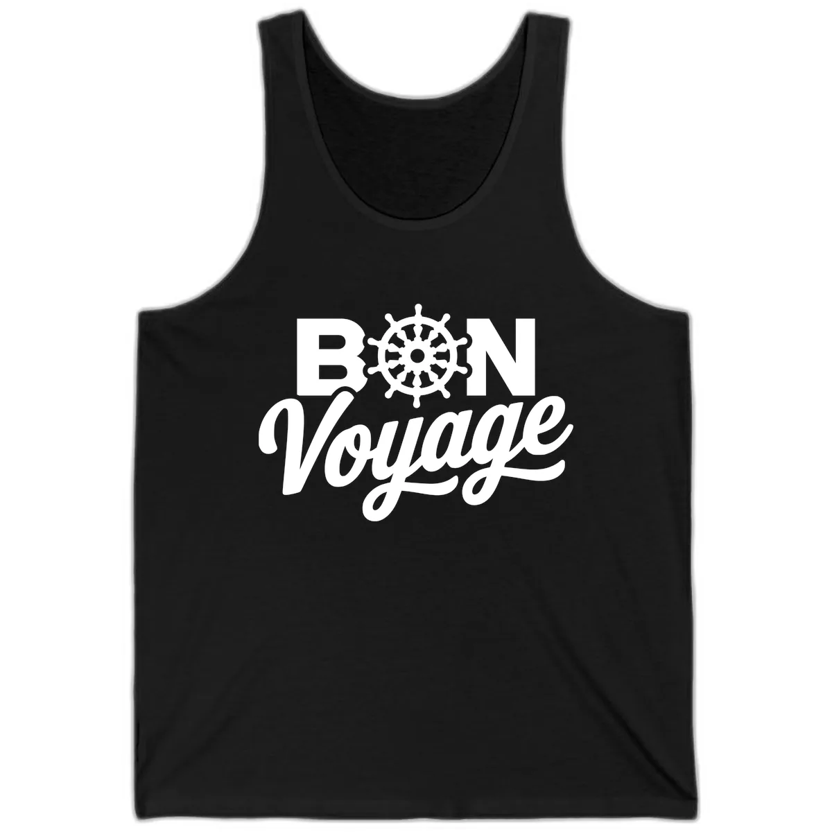 Bon Voyage Nautical Adventure Tank in Black