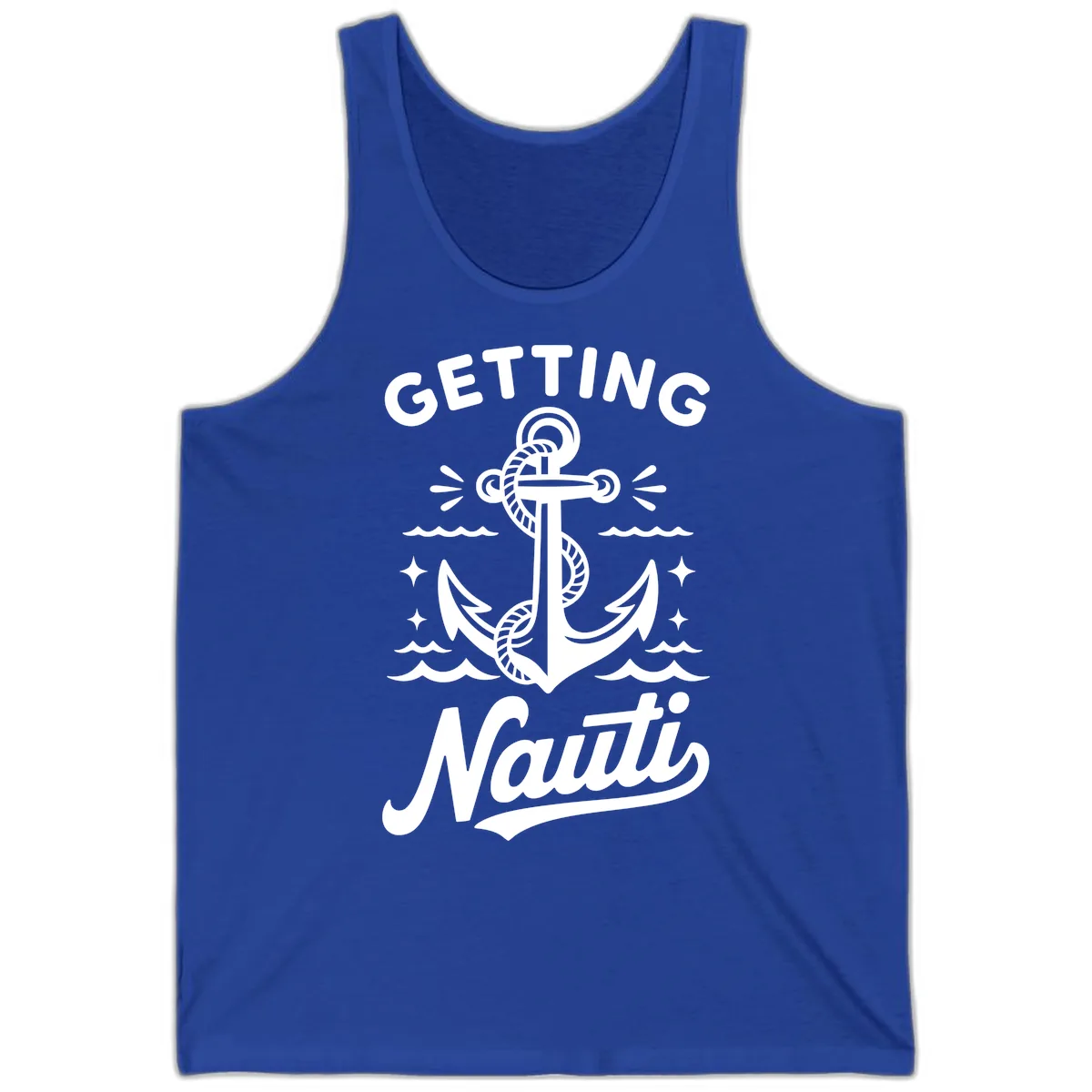 Getting Nauti Anchor Design Tank in True Royal