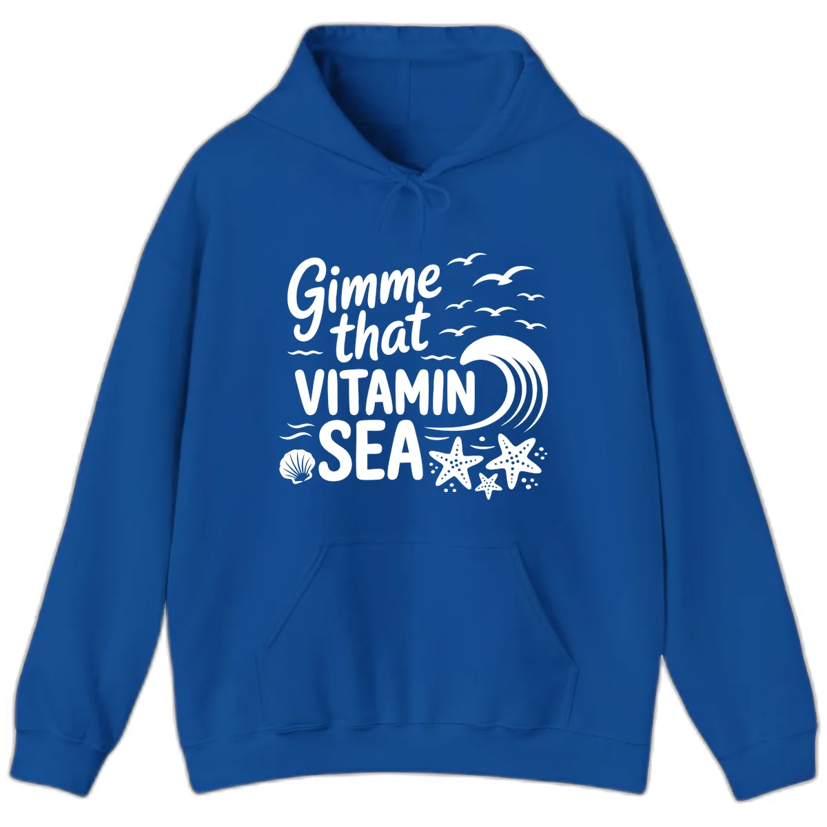 Gimme That Vitamin Sea Hoodie in Royal