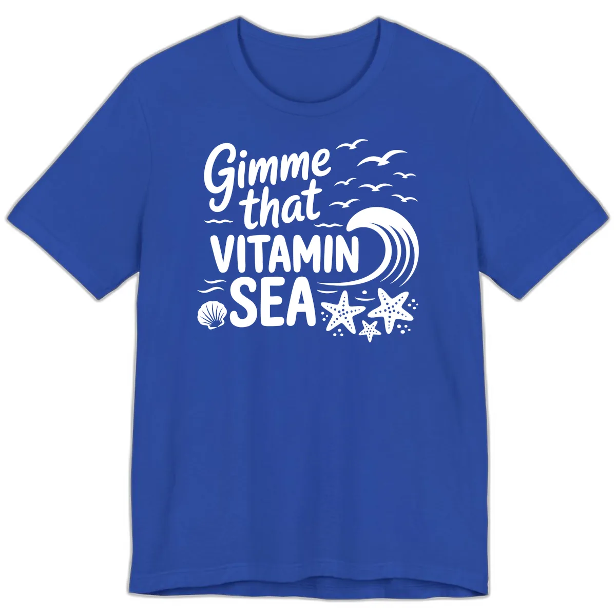 Gimme That Vitamin Sea Premium T-Shirt in True Royal