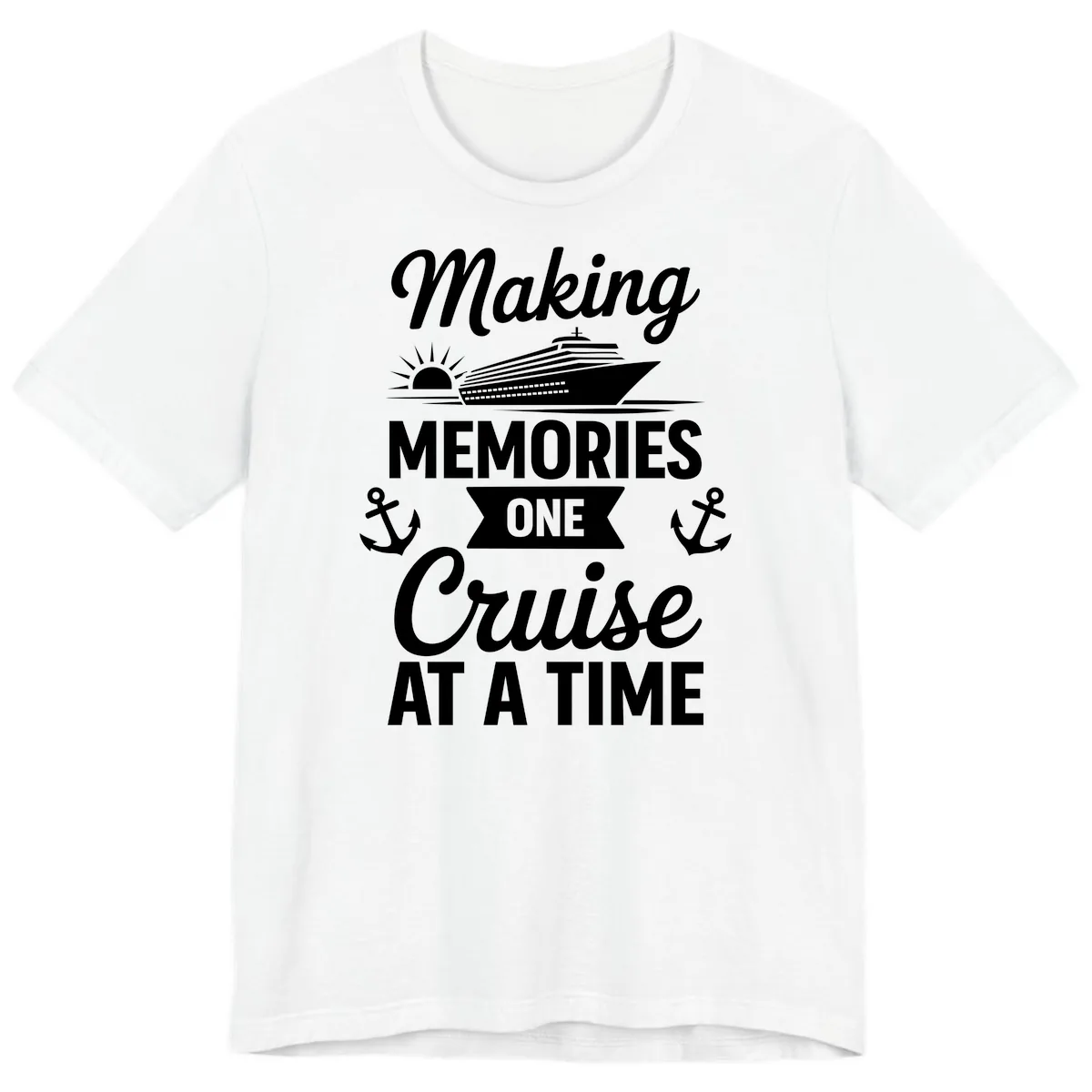 Making Memories One Cruise At A Time Premium T-Shirt in White