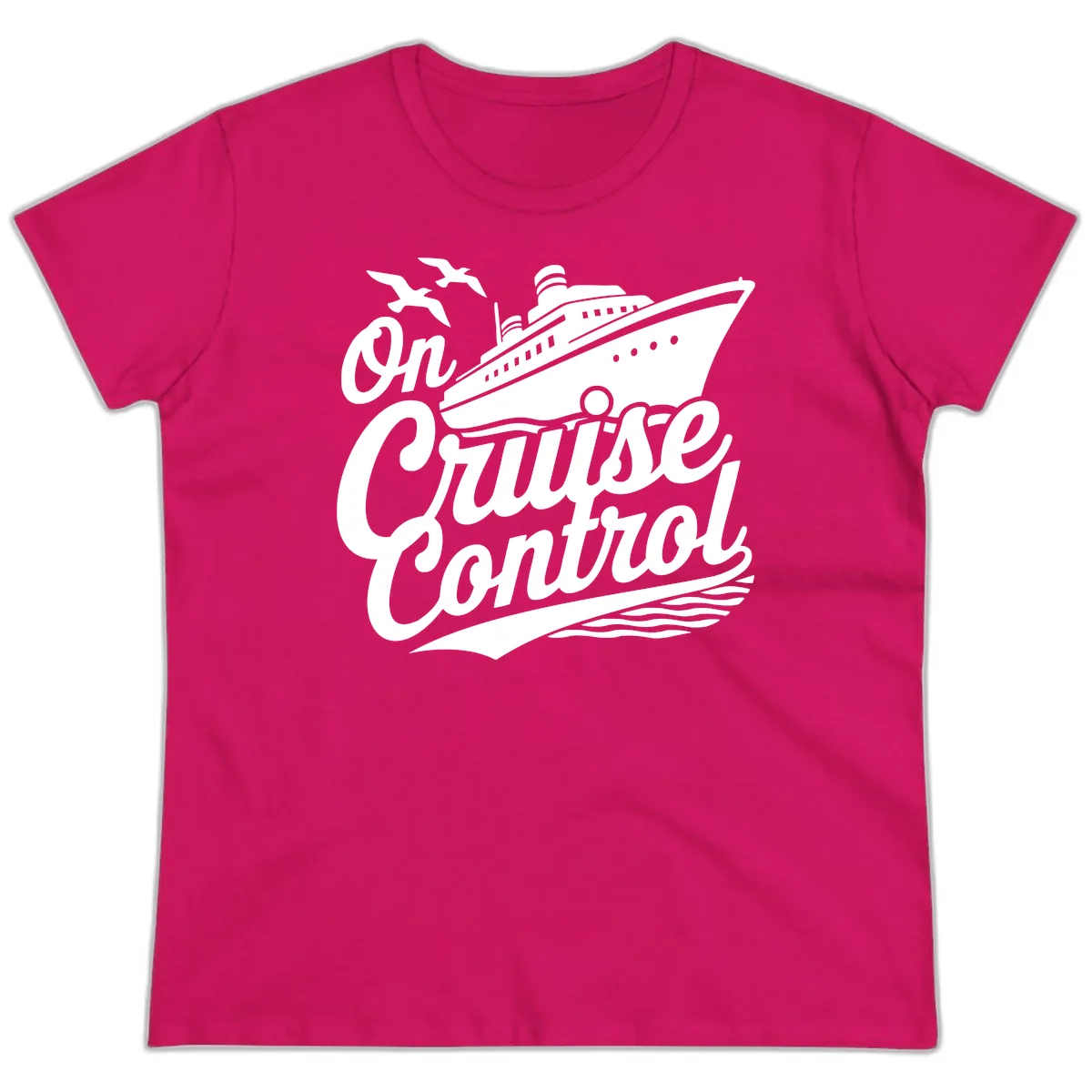 On Cruise Control Ladies Tee in Heliconia