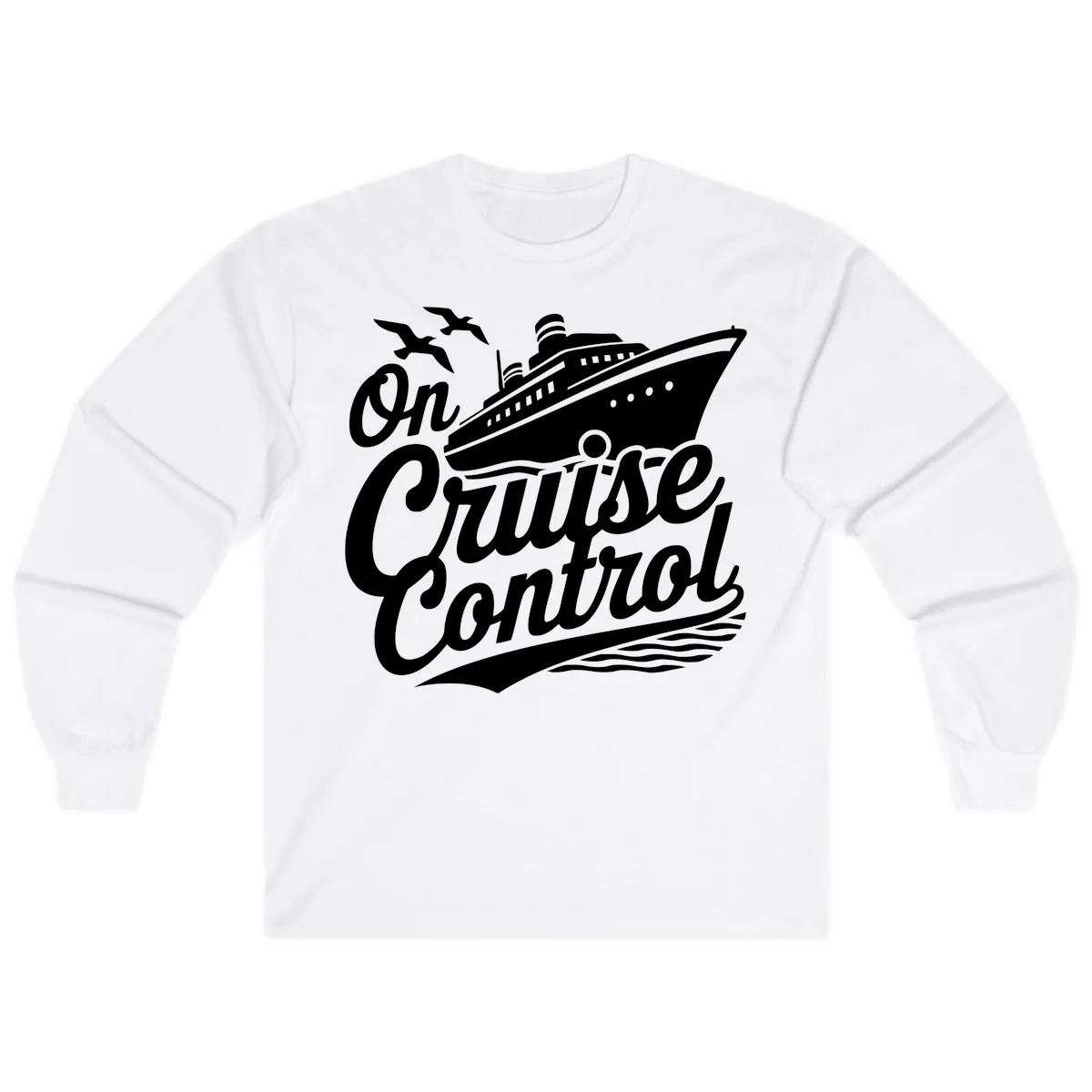 On Cruise Control Long Sleeve in White