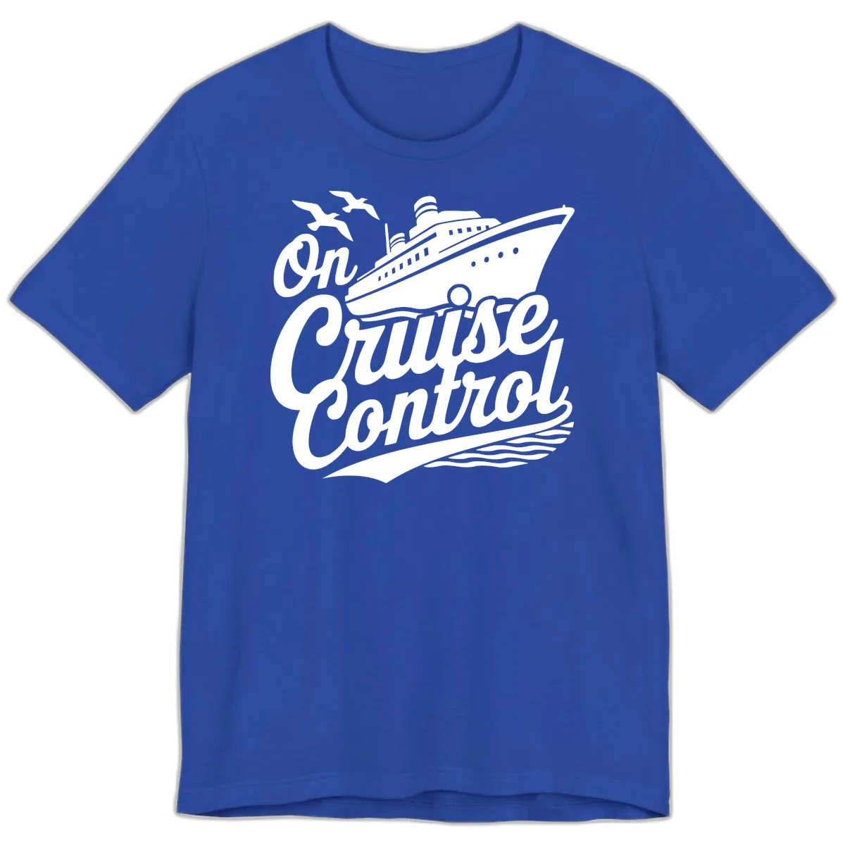 On Cruise Control Premium T-Shirt in True Royal