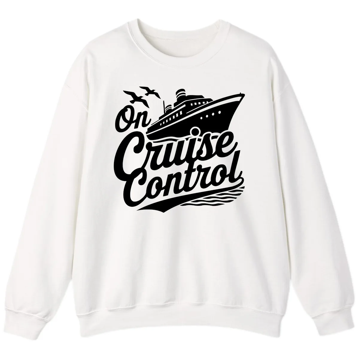 On Cruise Control Sweatshirt in White