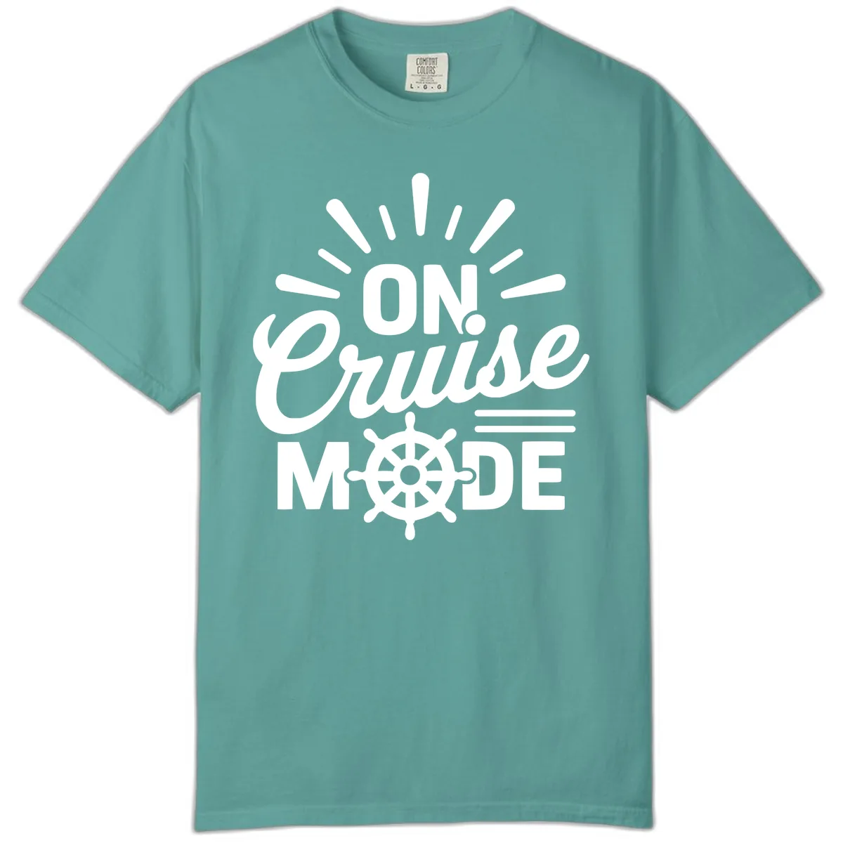 On Cruise Mode Ship Wheel Design Comfort Color in Seafoam