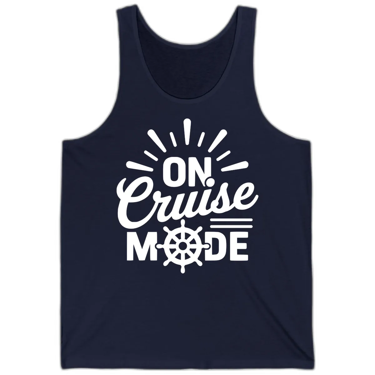 On Cruise Mode Ship Wheel Design Tank in Navy