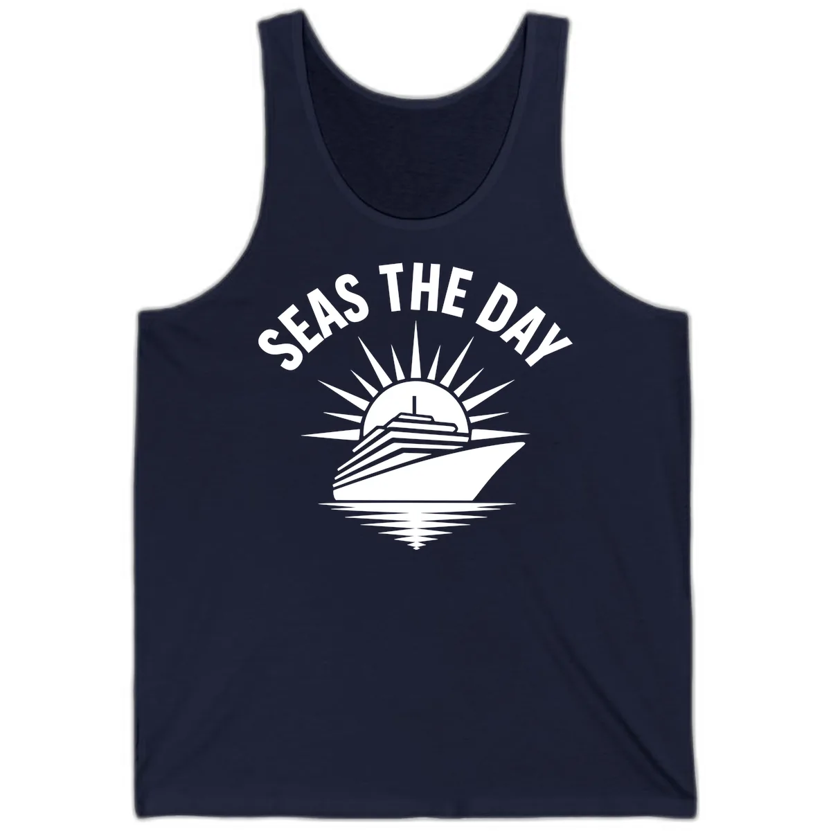 Seas The Day Cruise Ship Design Tank in Navy