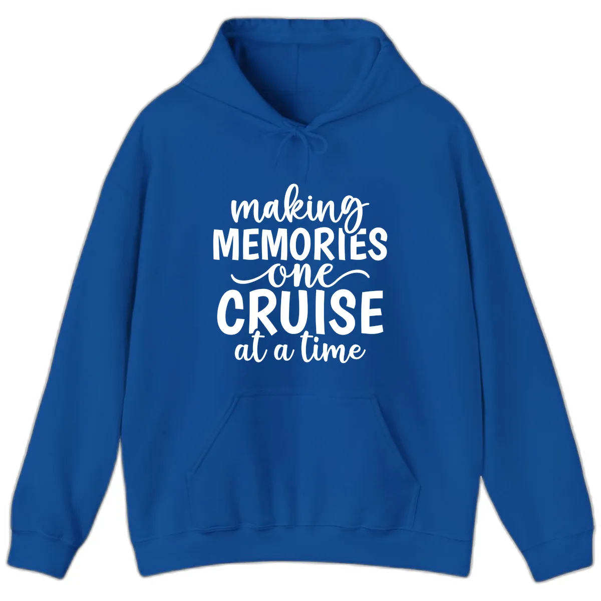 Making Memories One Cruise at a Time Hoodie in Royal