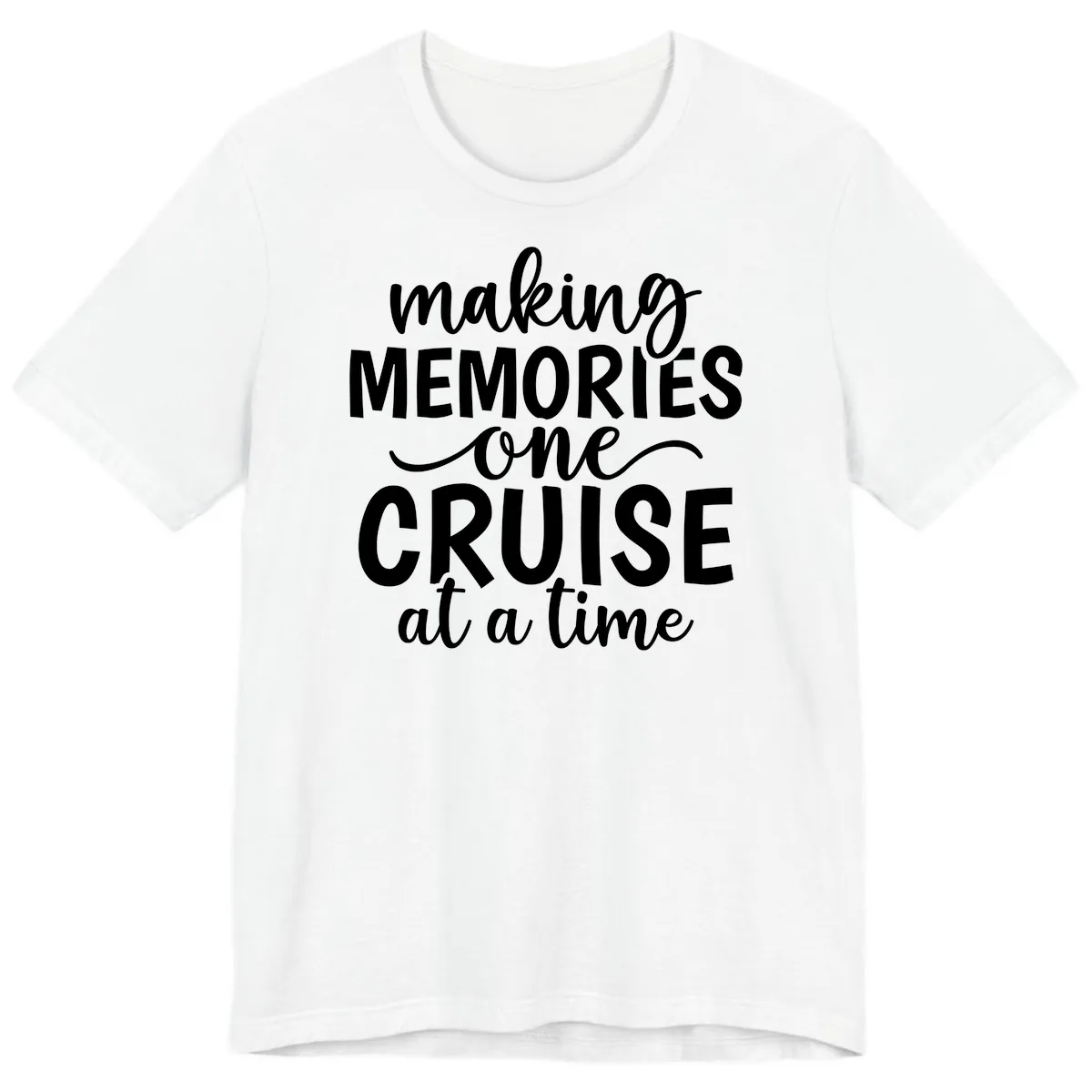 Making Memories One Cruise at a Time Premium T-Shirt in White