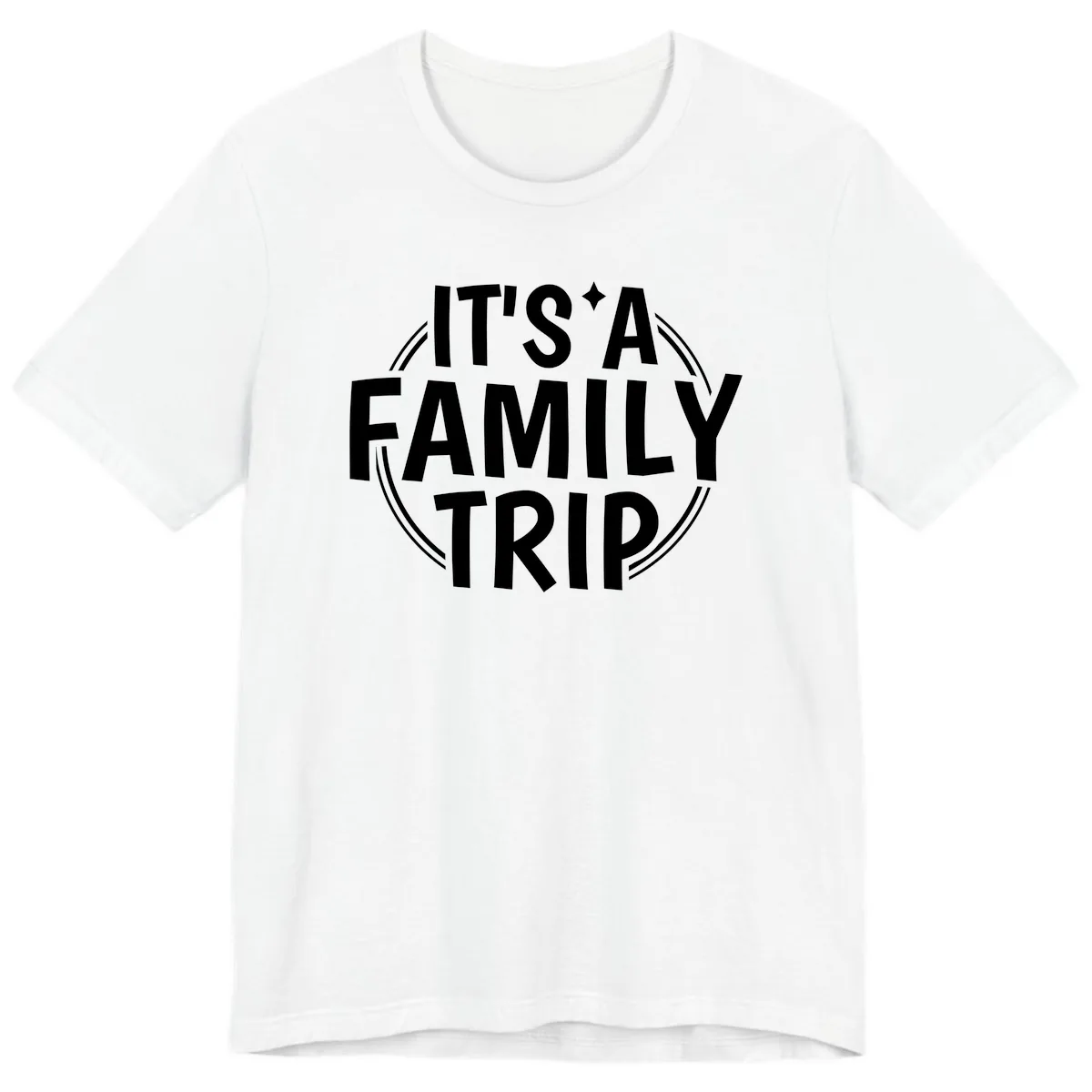 It's A Family Trip Premium T-Shirt in White