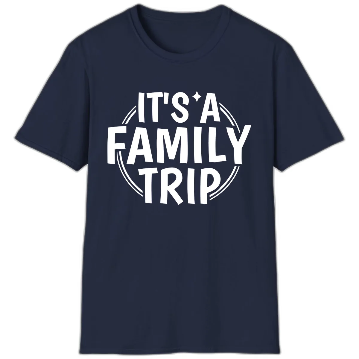 It's A Family Trip T-Shirt in Navy