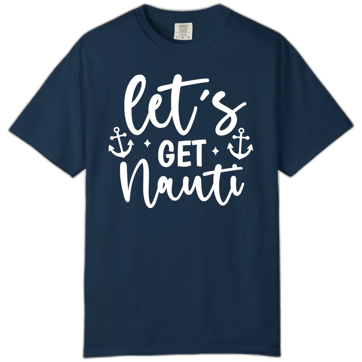 Let's Get Nauti Cruise Design Comfort Color in True Navy
