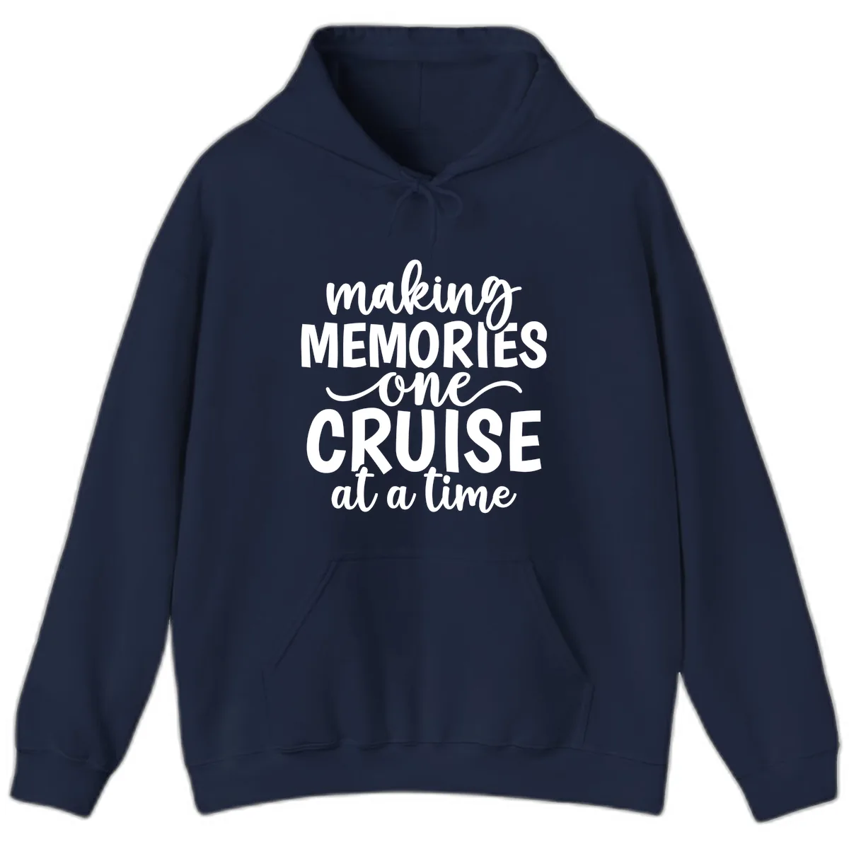 Making Memories One Cruise At A Time Hoodie in Navy