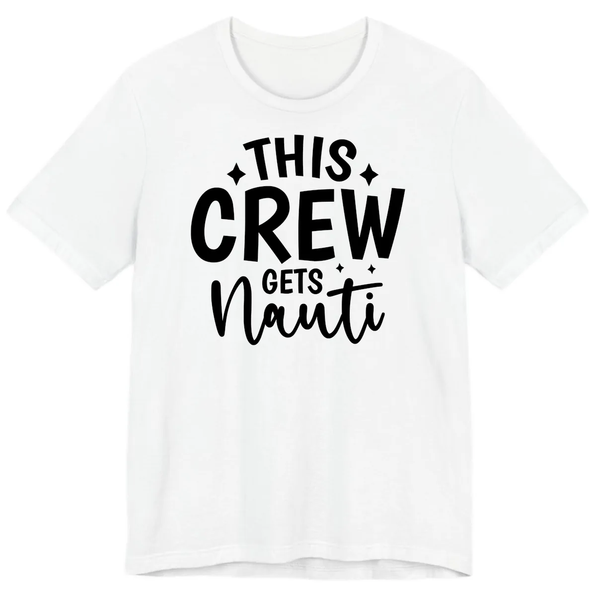 This Crew Gets Nauti Funny Cruise Shirt Premium T-Shirt in White