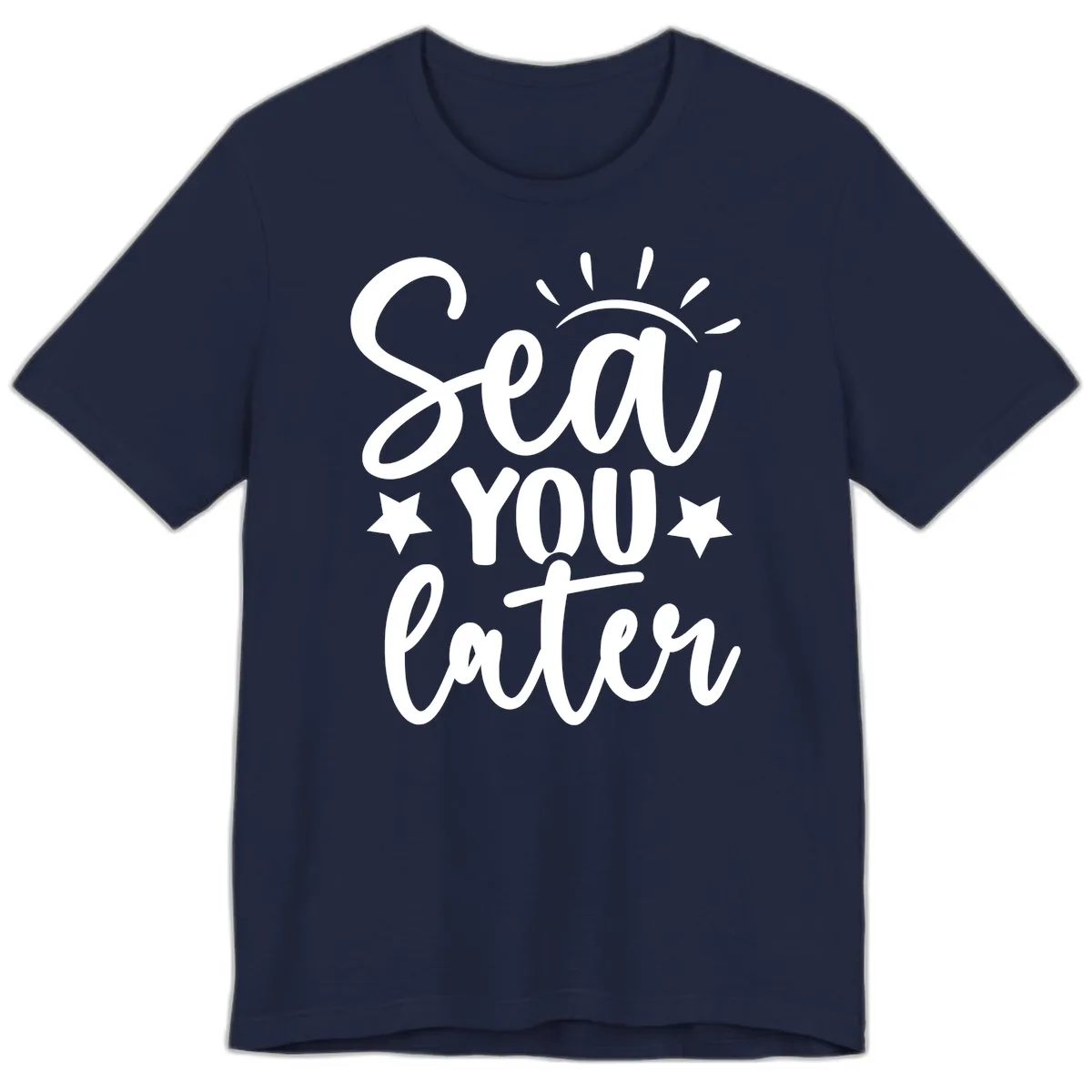 Sea You Later Cruise Design Premium T-Shirt in Navy