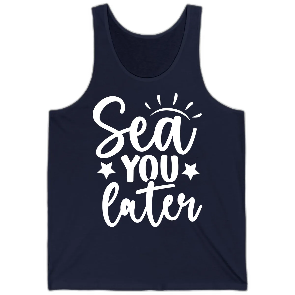Sea You Later Cruise Design Tank in Navy