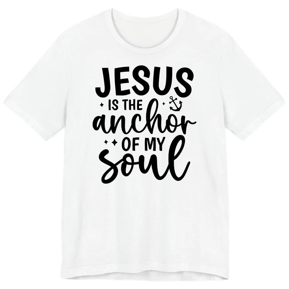 Jesus Is The Anchor Of My Soul Premium T-Shirt in White