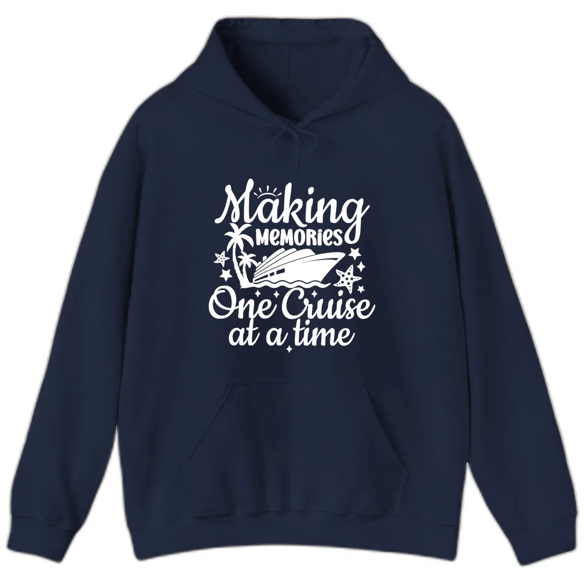 Making Memories One Cruise at a Time Hoodie in Navy