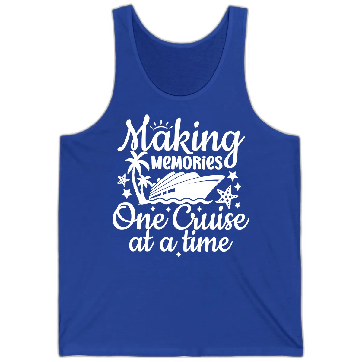 Making Memories One Cruise at a Time Tank in True Royal