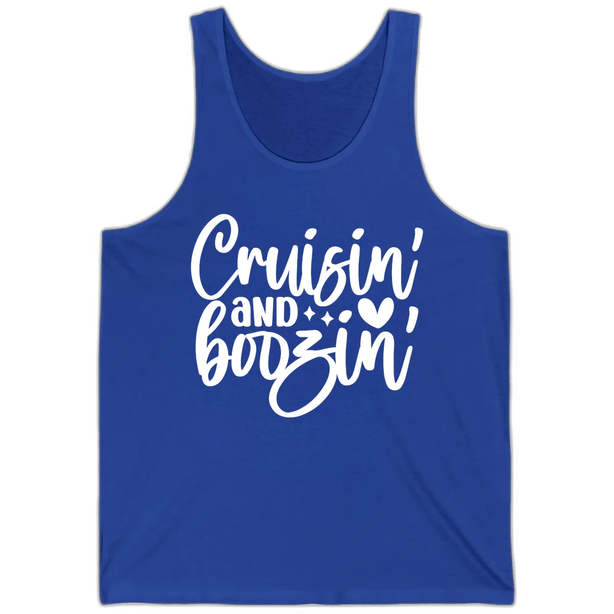Cruisin and Boozin Cruise Design Tank in True Royal