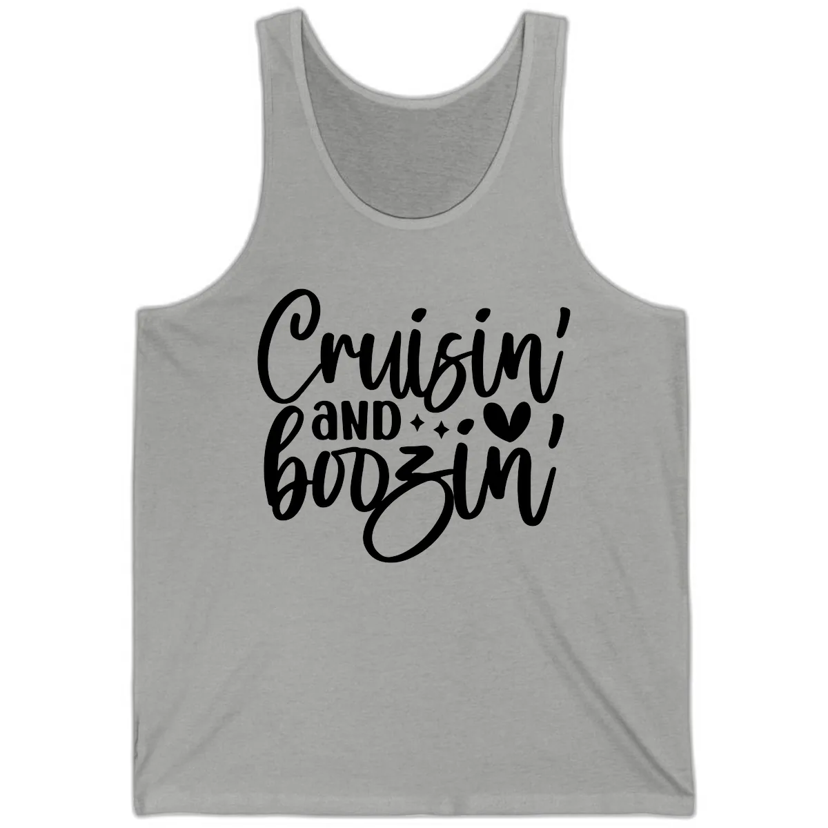 Cruisin and Boozin Cruise Design Tank in Athletic Heather