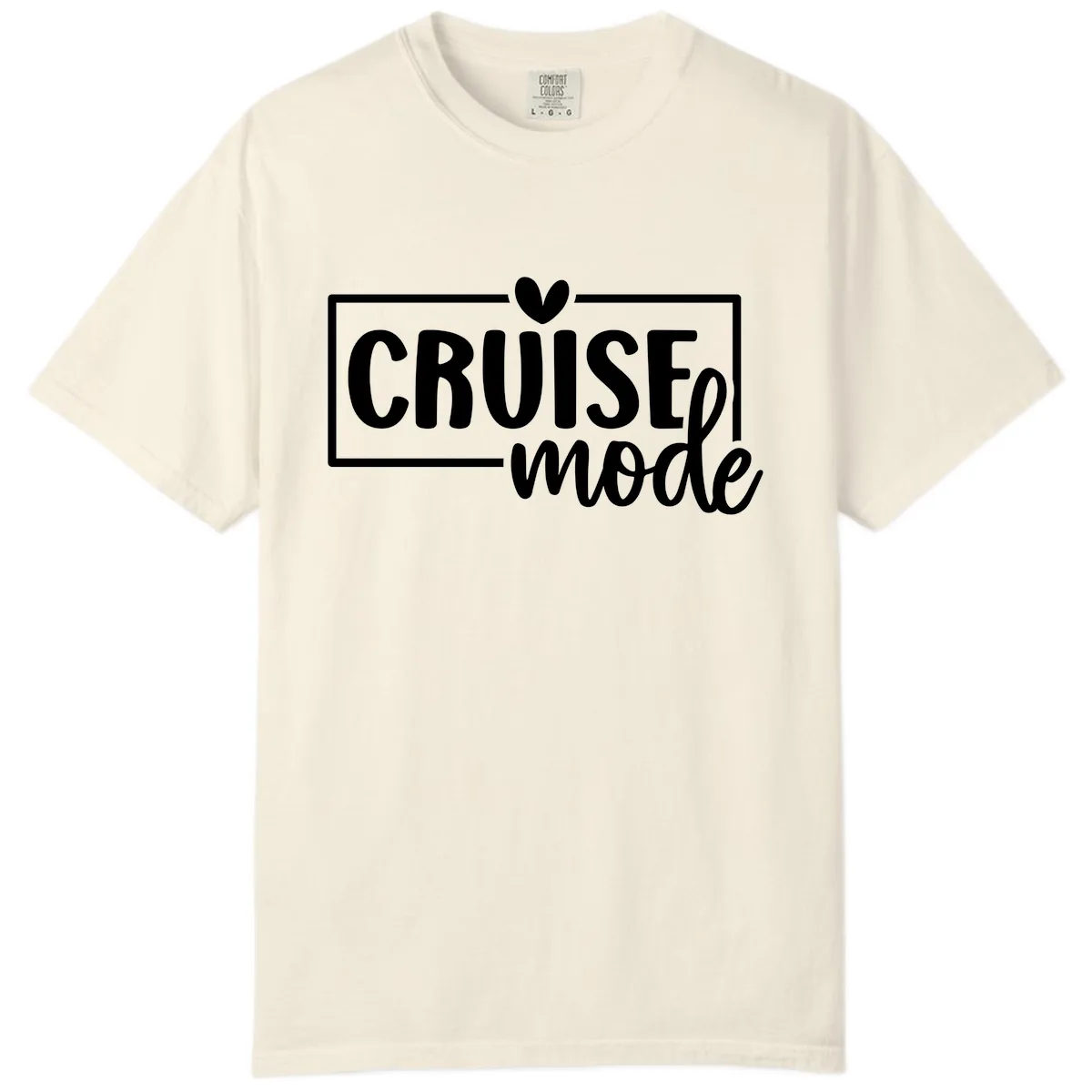 Cruise Mode Heart Comfort Color in Ivory