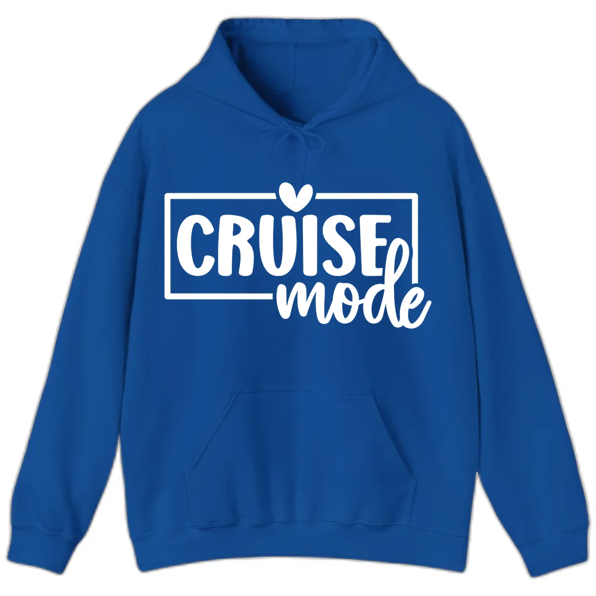 Cruise Mode Heart Hoodie in Royal