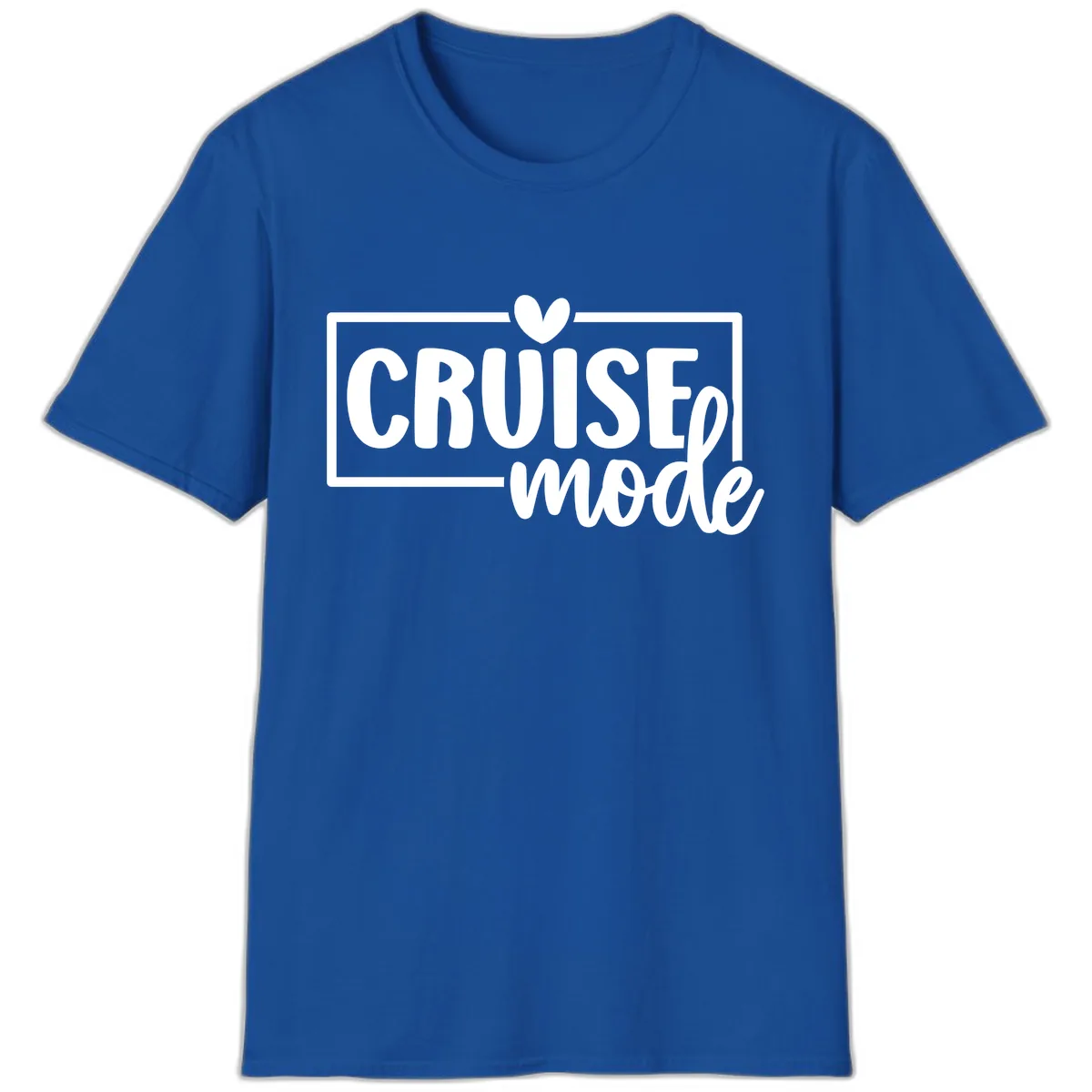 Cruise Mode Heart T-Shirt in Royal