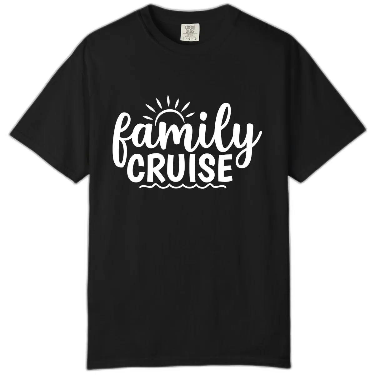 Family Cruise Vacation Fun Comfort Color in Black