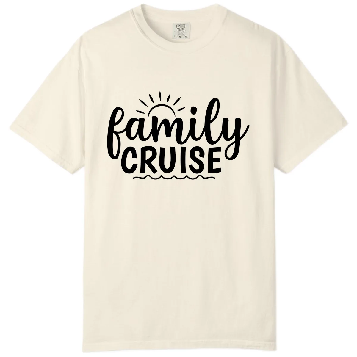 Family Cruise Vacation Fun Comfort Color in Ivory
