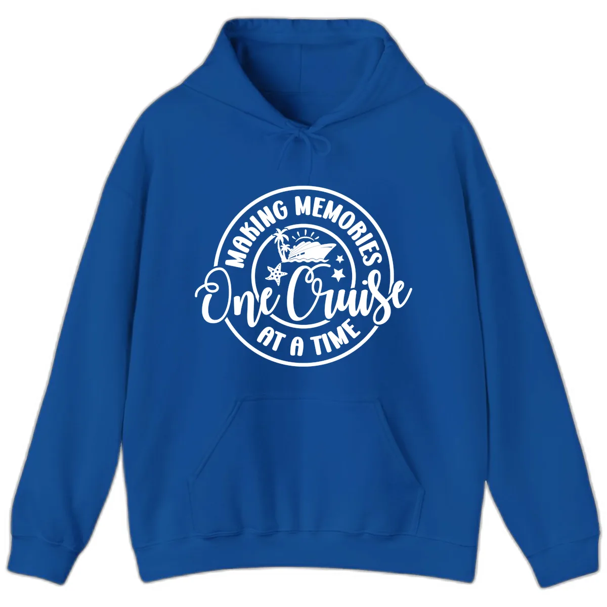 Making Memories One Cruise At A Time Hoodie in Royal