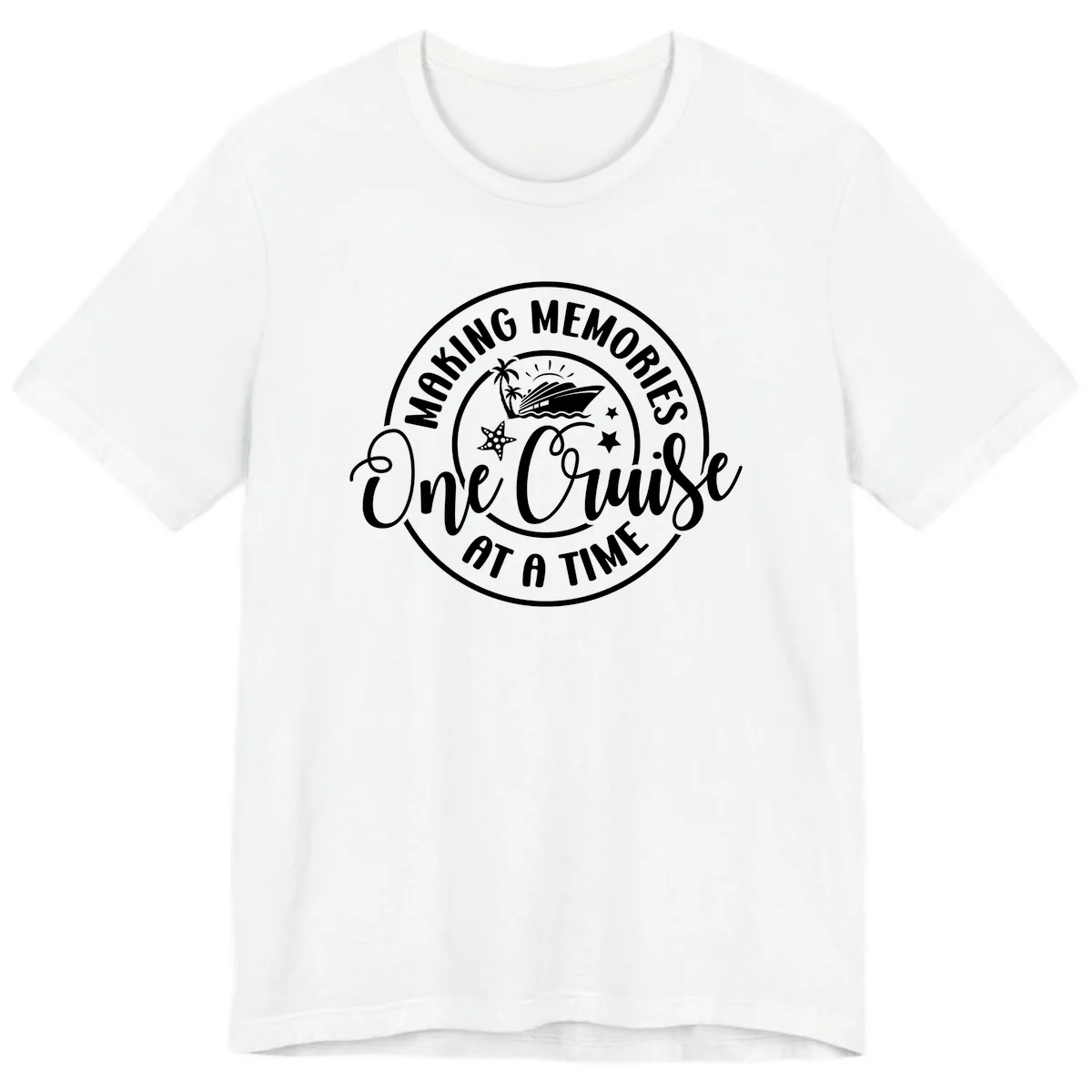 Making Memories One Cruise At A Time Premium T-Shirt in White