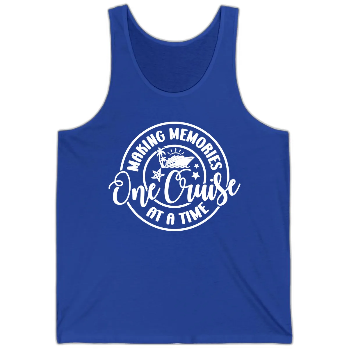 Making Memories One Cruise At A Time Tank in True Royal
