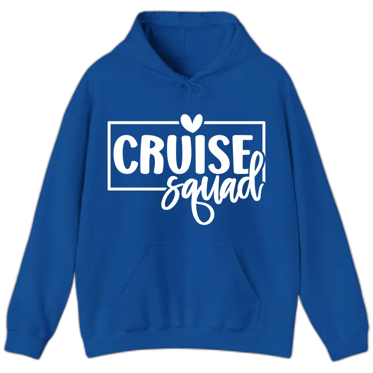 Cruise Squad Matching Group Design Hoodie in Royal