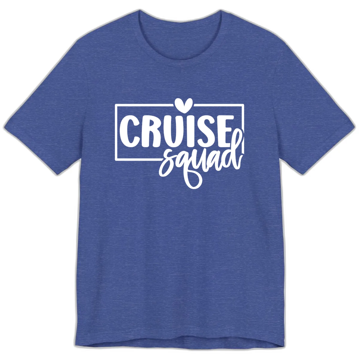 Cruise Squad Matching Group Design Premium T-Shirt in Heather True Royal