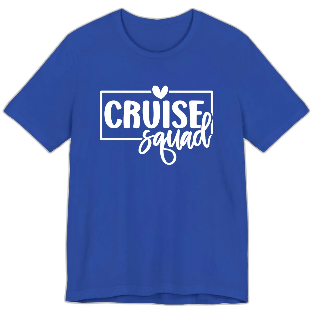 Cruise Squad Matching Group Design Premium T-Shirt in True Royal