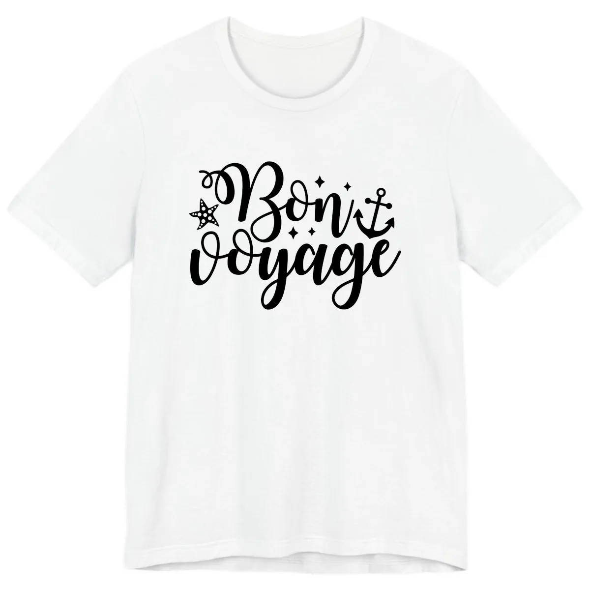 Bon Voyage Cruise Departure Design Premium T-Shirt in White